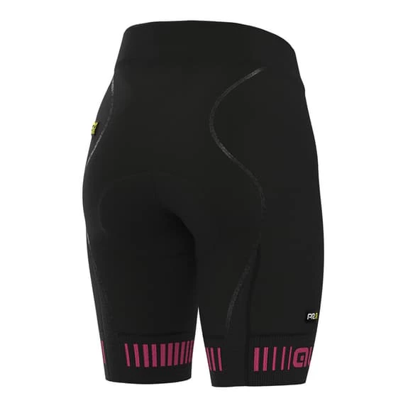 ALE Culote Sin Tirantes Alé Strada Negro Rosa Mujer – Image 2