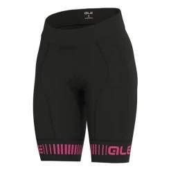 ALE Culote Sin Tirantes Alé Strada Negro Rosa Mujer