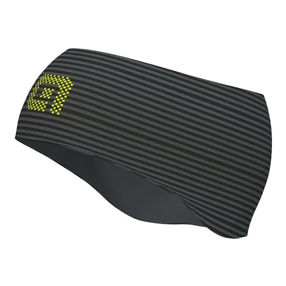 ALE Bandeau Alé Thermo Road Noir Jaune Fluo