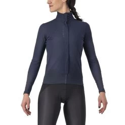 Veste Castelli Beta RoS Rosso Corsa Bleu Foncé Femme