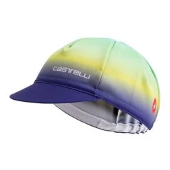 Casquette Castelli Gradient Vert Jaune Bleu Femme