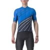 Maillot Castelli Speed Strada Manche Courte Bleu Ciel Bleu Marine