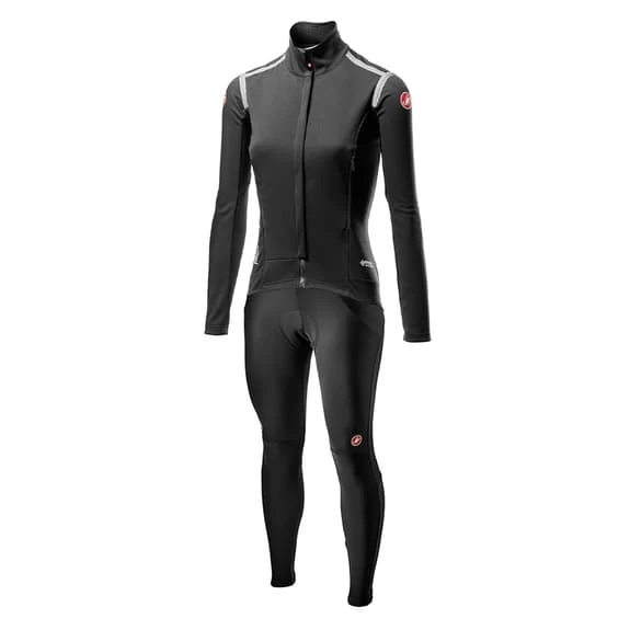 Équipement Castelli Perfetto RoS GORE-TEX INFINIUM™ Rosso Corsa Sorpasso RoS Noir Femme