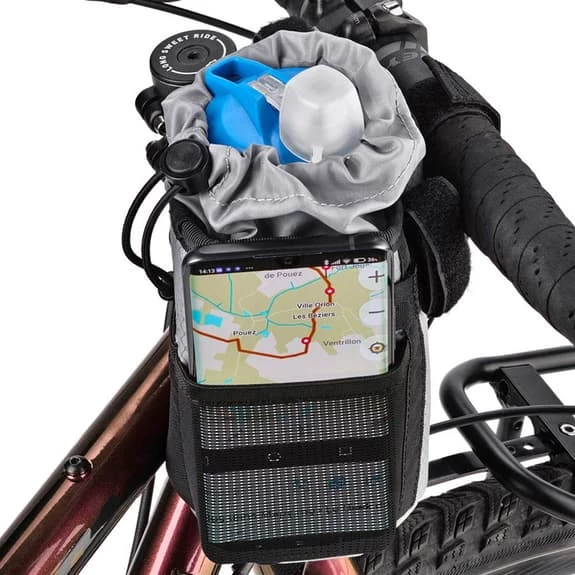 Sacoche De Guidon Columbus Outdoor Stem Bag 1L Gris – Image 5