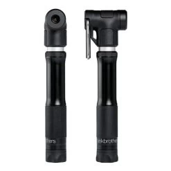 Pompe à Main Crankbrothers Sterling Small Avec Manomètre Argent