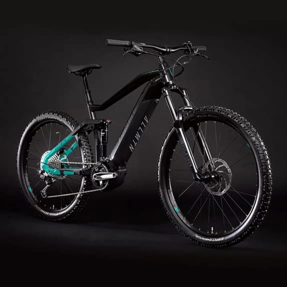 Vélo électrique Haibike AllMtn 1 Gris Noir – Image 2