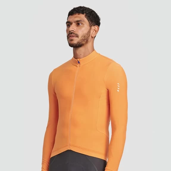 Maillot MAAP Force Pro Manche Longue Orange Clair – Image 2