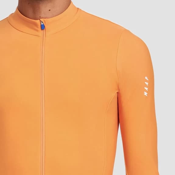 Maillot MAAP Force Pro Manche Longue Orange Clair – Image 5