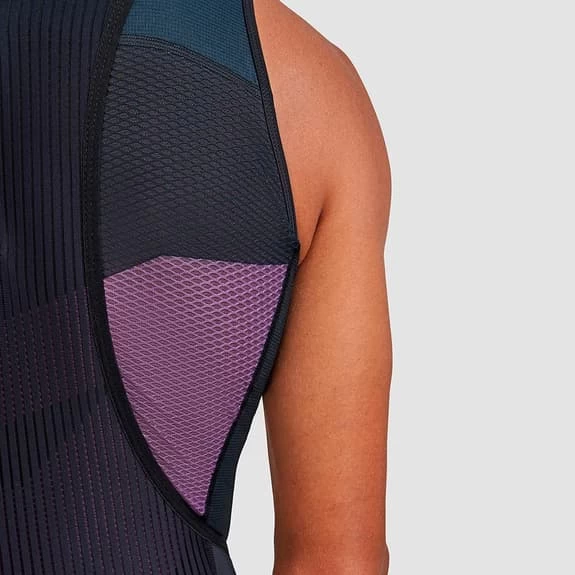 Maillot De Corps MAAP Evolve Team Sans Manches Noir Lilas – Image 6