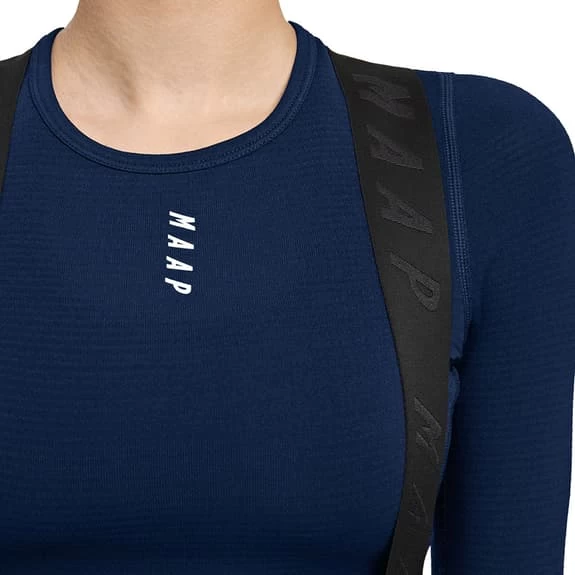 Maillot De Corps MAAP Thermal Manche Longue Bleu Marine Femme – Image 4