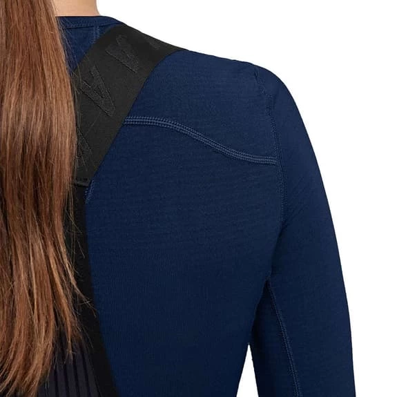 Maillot De Corps MAAP Thermal Manche Longue Bleu Marine Femme – Image 6