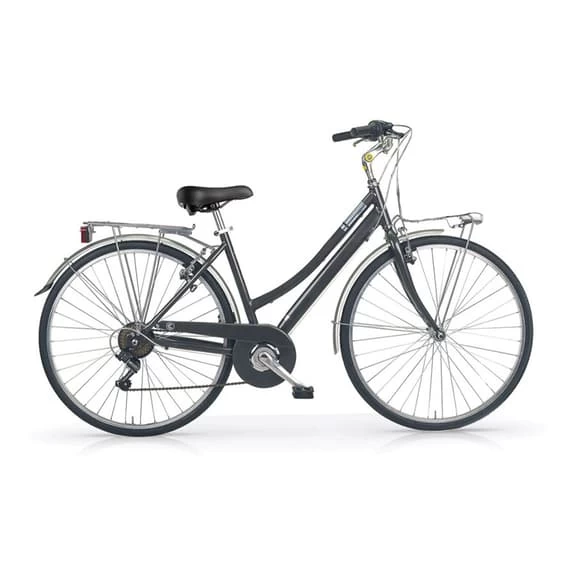 Vélo Urbain MBM Central 28" 6V Gris Titane Femme