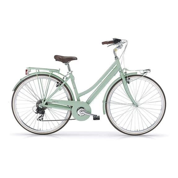 Vélo Urbain MBM Boulevard 6V Vert Menthe Femme
