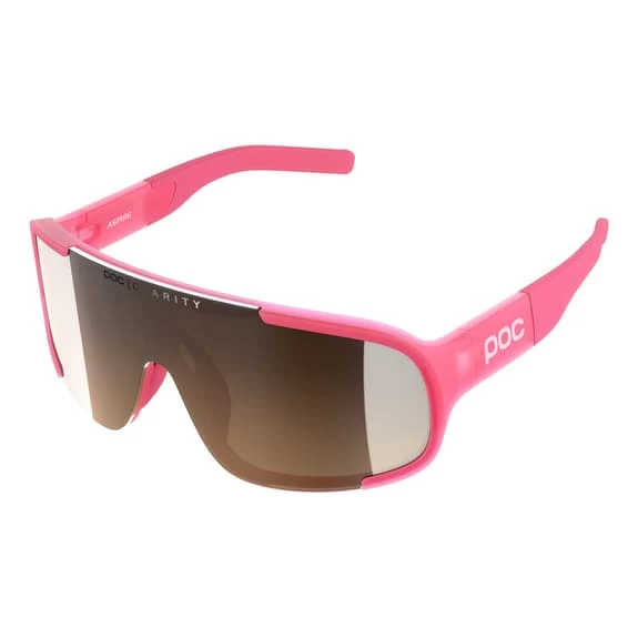 Lunettes POC Aspire Rose Transparent Avec Verre Clarity Trail Silver