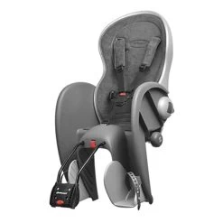 Siège Porte-bébés Polisport Wallaby FF Pour Fixation Au Cadre Gris Foncé Argent