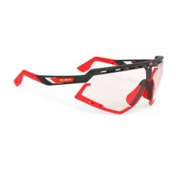 Lunettes Rudy Project Defender Noir Verre ImpactX Photochromic 2 Rouge