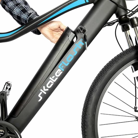 Vélo électrique Skateflash Dash Noir Bleu – Image 6