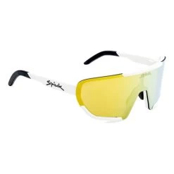 Lunettes Spiuk Nebo Blanc Avec Verres à Effet Miroir Jaune