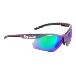 Lunettes Spiuk Ventix-K Lilas Irisé Avec Verres Réfléchissants Vert