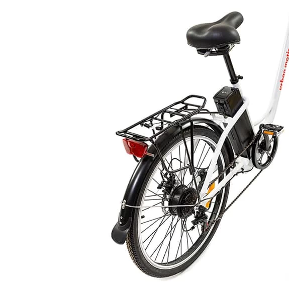 Vélo électrique Urban Motion Touring 26" 36V 10AH Blanc – Image 3