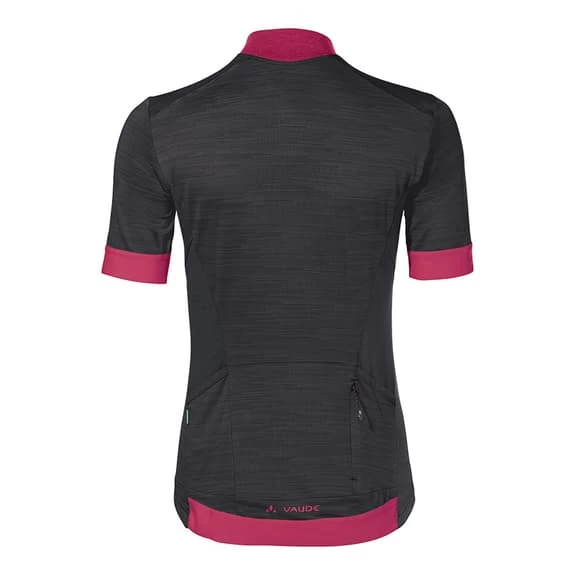 Maillot Vaude Kuro Manche Courte Noir Violet Femme – Image 2