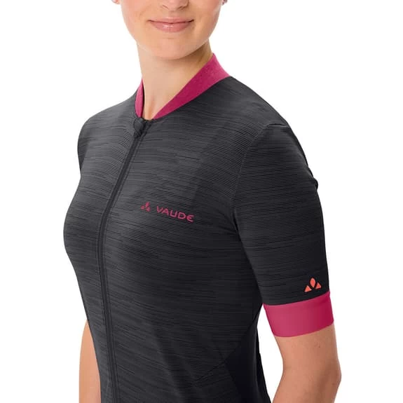 Maillot Vaude Kuro Manche Courte Noir Violet Femme – Image 5