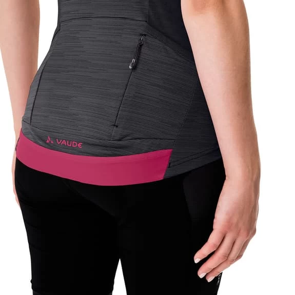 Maillot Vaude Kuro Manche Courte Noir Violet Femme – Image 6